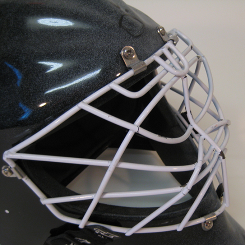 Carbon Helmet, OBO protection gear for goalies