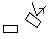 A shot that hits an angled glove or pad or kicker, attacking the clearance, will go out with distance away from danger.